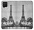 S2350 Old Paris Eiffel Tower Hülle Schutzhülle Taschen für Samsung Galaxy A12