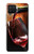 S2396 Red Wine Bottle And Glass Hülle Schutzhülle Taschen für Samsung Galaxy A12