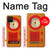 S2780 Vintage Orange Bakelite Radio Hülle Schutzhülle Taschen für Samsung Galaxy A12