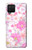 S3036 Pink Sweet Flower Flora Hülle Schutzhülle Taschen für Samsung Galaxy A12