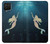 S3250 Mermaid Undersea Hülle Schutzhülle Taschen für Samsung Galaxy A12