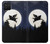 S3289 Flying Pig Full Moon Night Hülle Schutzhülle Taschen für Samsung Galaxy A12