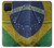 S3297 Brazil Flag Vintage Football Graphic Hülle Schutzhülle Taschen für Samsung Galaxy A12
