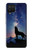 S3555 Wolf Howling Million Star Hülle Schutzhülle Taschen für Samsung Galaxy A12