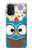 S2521 Cute Nerd Owl Cartoon Hülle Schutzhülle Taschen für Samsung Galaxy A32 5G