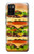 S0790 Hamburger Hülle Schutzhülle Taschen für Samsung Galaxy A02s, Galaxy M02s
