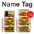 S0790 Hamburger Hülle Schutzhülle Taschen für Samsung Galaxy A02s, Galaxy M02s