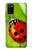 S0892 Ladybug Hülle Schutzhülle Taschen für Samsung Galaxy A02s, Galaxy M02s