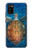 S1249 Blue Sea Turtle Hülle Schutzhülle Taschen für Samsung Galaxy A02s, Galaxy M02s