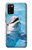 S1291 Dolphin Hülle Schutzhülle Taschen für Samsung Galaxy A02s, Galaxy M02s