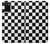 S1611 Black and White Check Chess Board Hülle Schutzhülle Taschen für Samsung Galaxy A02s, Galaxy M02s