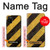 S2231 Yellow and Black Line Hazard Striped Hülle Schutzhülle Taschen für Samsung Galaxy A02s, Galaxy M02s
