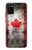 S2490 Canada Maple Leaf Flag Texture Hülle Schutzhülle Taschen für Samsung Galaxy A02s, Galaxy M02s
