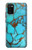 S2685 Aqua Turquoise Gemstone Graphic Printed Hülle Schutzhülle Taschen für Samsung Galaxy A02s, Galaxy M02s