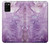 S2690 Amethyst Crystals Graphic Printed Hülle Schutzhülle Taschen für Samsung Galaxy A02s, Galaxy M02s