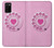 S2847 Pink Retro Rotary Phone Hülle Schutzhülle Taschen für Samsung Galaxy A02s, Galaxy M02s