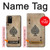 S2928 Vintage Spades Ace Card Hülle Schutzhülle Taschen für Samsung Galaxy A02s, Galaxy M02s