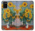 S2937 Claude Monet Bouquet of Sunflowers Hülle Schutzhülle Taschen für Samsung Galaxy A02s, Galaxy M02s