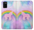 S3070 Rainbow Unicorn Pastel Sky Hülle Schutzhülle Taschen für Samsung Galaxy A02s, Galaxy M02s