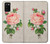 S3079 Vintage Pink Rose Hülle Schutzhülle Taschen für Samsung Galaxy A02s, Galaxy M02s
