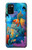 S3227 Underwater World Cartoon Hülle Schutzhülle Taschen für Samsung Galaxy A02s, Galaxy M02s