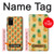 S3258 Pineapple Pattern Hülle Schutzhülle Taschen für Samsung Galaxy A02s, Galaxy M02s