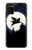 S3289 Flying Pig Full Moon Night Hülle Schutzhülle Taschen für Samsung Galaxy A02s, Galaxy M02s