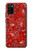 S3354 Red Classic Bandana Hülle Schutzhülle Taschen für Samsung Galaxy A02s, Galaxy M02s