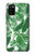 S3457 Paper Palm Monstera Hülle Schutzhülle Taschen für Samsung Galaxy A02s, Galaxy M02s
