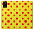 S3526 Red Spot Polka Dot Hülle Schutzhülle Taschen für Samsung Galaxy A02s, Galaxy M02s