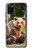 S3558 Bear Family Hülle Schutzhülle Taschen für Samsung Galaxy A02s, Galaxy M02s