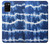 S3671 Blue Tie Dye Hülle Schutzhülle Taschen für Samsung Galaxy A02s, Galaxy M02s