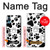 S2904 Dog Paw Prints Hülle Schutzhülle Taschen für Samsung Galaxy A04, Galaxy A02, M02