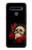 S3753 Dark Gothic Goth Skull Roses Hülle Schutzhülle Taschen für LG K41S