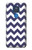 S2345 Navy Blue Shavron Zig Zag Pattern Hülle Schutzhülle Taschen für Motorola Moto G Play (2021)