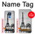 S2350 Old Paris Eiffel Tower Hülle Schutzhülle Taschen für Motorola Moto G Play (2021)