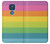 S2363 Rainbow Pattern Hülle Schutzhülle Taschen für Motorola Moto G Play (2021)