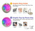 S2488 Tie Dye Color Hülle Schutzhülle Taschen für Motorola Moto G Play (2021)