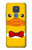S2760 Yellow Duck Tuxedo Cartoon Hülle Schutzhülle Taschen für Motorola Moto G Play (2021)