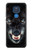 S2823 Black Wolf Blue Eyes Face Hülle Schutzhülle Taschen für Motorola Moto G Play (2021)