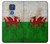 S2976 Wales Football Soccer Flag Hülle Schutzhülle Taschen für Motorola Moto G Play (2021)
