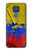 S3306 Colombia Flag Vintage Football Graphic Hülle Schutzhülle Taschen für Motorola Moto G Play (2021)