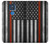 S3472 Firefighter Thin Red Line Flag Hülle Schutzhülle Taschen für Motorola Moto G Play (2021)