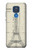 S3474 Eiffel Architectural Drawing Hülle Schutzhülle Taschen für Motorola Moto G Play (2021)