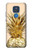 S3490 Gold Pineapple Hülle Schutzhülle Taschen für Motorola Moto G Play (2021)