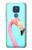 S3708 Pink Flamingo Hülle Schutzhülle Taschen für Motorola Moto G Play (2021)