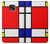 S0157 Composition Red Blue Yellow Hülle Schutzhülle Taschen für Motorola Moto G Power (2021)