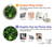 S0358 Clover Lucky Leaf Hülle Schutzhülle Taschen für Motorola Moto G Power (2021)