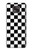 S1611 Black and White Check Chess Board Hülle Schutzhülle Taschen für Motorola Moto G Power (2021)