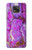S2907 Purple Turquoise Stone Hülle Schutzhülle Taschen für Motorola Moto G Power (2021)